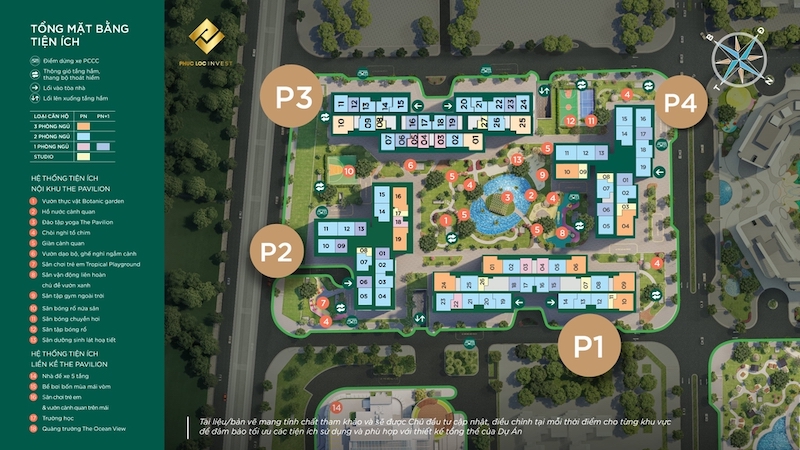 Căn hộ Pavilion Vinhomes Ocean Park Giá bán bảng hàng