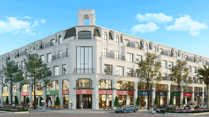 Shophouse dự án Hinode Royal Park sở hữu thiết kế ấn tượng