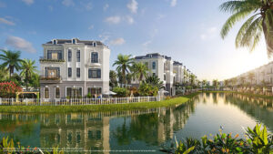 Phân khu Ngọc Trai NT1 Vinhomes Ocean Park 2 sở hữu các căn biệt thự view sông