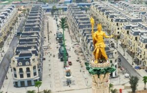 Biểu tượng tại Shophouse đường Kinh Đô Vinhomes Ocean Park 2