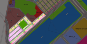 Biệt thự đơn lập Hoàng Gia Vin Cổ Loa - Mặt bằng khu biệt thự phân khu Hoàng Gia