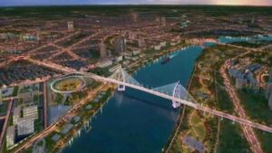 Cầu Máy Chai Vũ Yên - Hình ảnh thiết kế cầu Máy Chai Vũ Yên