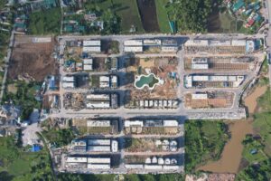 Phân khu New York Vinhomes Golden Avenue - Tiến độ thực tế phân khu New York tháng 7/2023