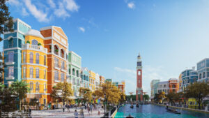 Phân khu The Venice Grand World - Mặt tiền rộng, đường thông