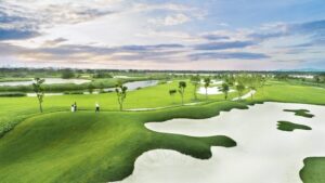 Vinpearl sân golf Vũ Yên có tổng diện tích lên tới 264 ha