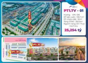 Bán shop Phố Tây PT1 Mega Grand World Hà Nội PT1.TV - 01