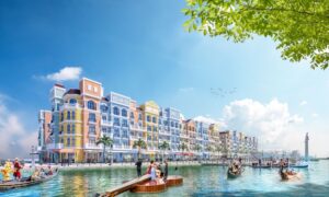 Shop Mega Grand World Hà Nội mặt đường Phố Tây view sông Venice cực đẹp