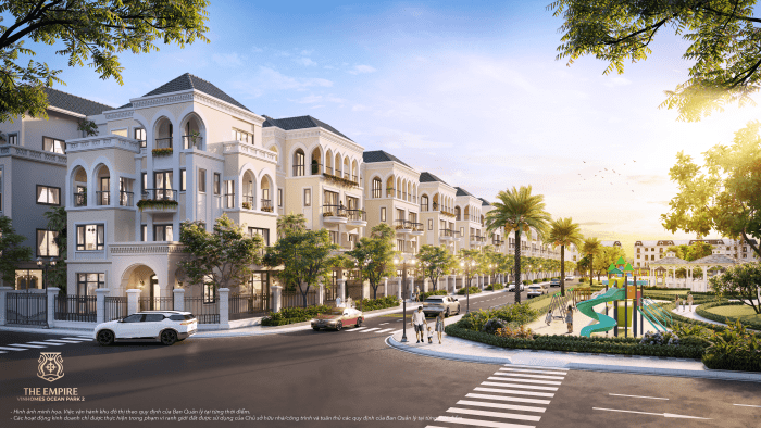 Mua nhà Cọ Xanh Vinhomes Ocean Park 2 - Kiến trúc biệt thự Cọ Xanh Vinhomes Ocean Park 2 Hưng Yên