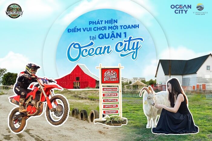 Vietgangz Farm - Địa điểm vui chơi lý tưởng tại Vinhomes Ocean Park