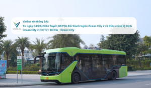 Lộ trình Vinbus tuyến OCT2 đến Mega Grand World