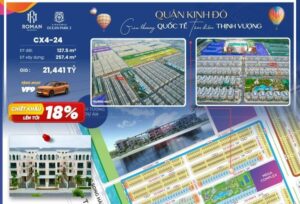 Song lập Cọ Xanh 4 Vinhomes Ocean Park 2 - Căn biệt thự CX4-24 tại phân khu Cọ Xanh