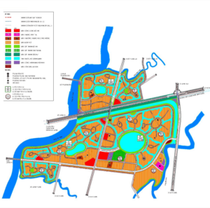 Khu đô thị mới Phước Vĩnh Tây - Bản đồ quy hoạch chung của dự án