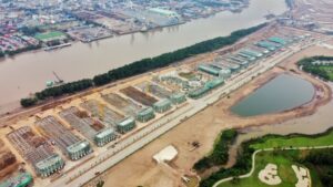 Liền kề đường Hoàng Gia Vinhomes Vũ Yên - Dãy liền kề, shophouse tại dự án đã thành hình