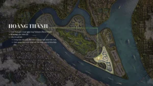 Phân khu Hoàng Thành Vinhomes Vũ Yên - Vị trí phân khu Hoàng Thành Vinhomes Royal Island