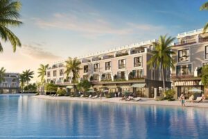 Phân khu Miyabi Vinhomes Vũ Yên - Tại phân khu Miyabi, chủ đầu tư dẫn nước biển vào từng căn biệt thự