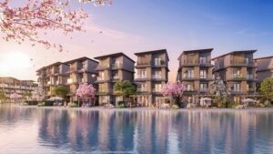 Biệt thự song lập Miyabi MY2 Vinhomes Royal Island Vũ Yên sở hữu bãi tắm sau nhà