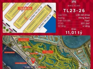 Bán liền kề Tài Lộc 23 Vinhomes Vũ Yên (TL23-xx)