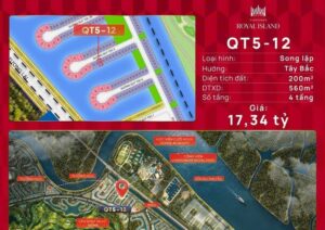 Bán song lập Quý Tộc 5 Vinhomes Vũ Yên (QT5-xx)