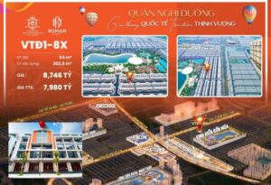 Vịnh Thiên Đường 1 Vinhomes Ocean Park 3 - Thông tin căn VTĐ1-8X