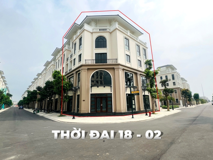 Liền kề góc Thời Đại 18 Vinhomes Ocean Park 3 - Liền kề góc TĐ18-02 phân khu Thời Đại