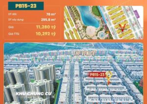 Bán căn PB15-23 Phố Biển 15 Vinhomes Ocean Park 3 PB15-23