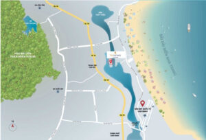 Vị trí Vinhomes Cam Ranh - Vị trí dự án nằm lền kề vịnh biển Cam Ranh