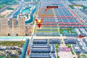 Bán liền kề shop San Hô 2 Vinhomes Ocean Park 2 sát hồ tạo sóng