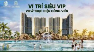 Vị trí căn hộ Lumiere Wellspring Masterise Homes view trực diện biển tạo sóng