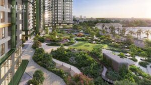 Đầu tư Lumiere Spring Bay - Không gian cây xanh rộng lớn tạo môi trường sống trong lành