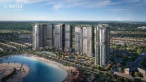 Lumiere SpringBay Ocean Park 2 - Hình ảnh phối cảnh 4 tòa chung cư dự án Lumiere SpringBay của Masterise Homes