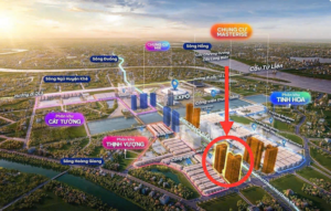 Vị trí 2 toà chung cư Masterise Vinhomes Global Gate được mở bán đầu tiên