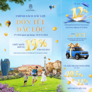 Chính sách cuối năm Vinhomes Ocean Park 2
