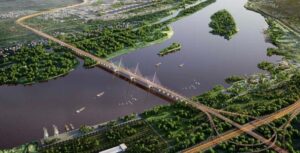 Xây dựng cầu Tứ Liên