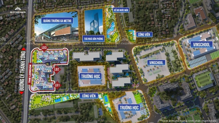 Tòa LD3 The London Vinhomes Ocean Park Tòa LD3 The London Vinhomes Ocean Park