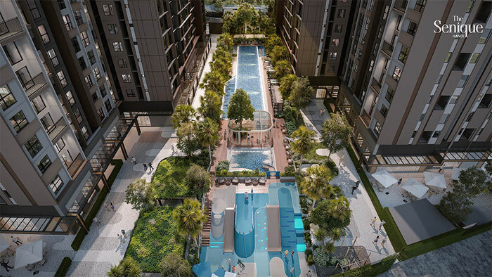 Tòa The Senique 1 Vinhomes Ocean Park cảnh quan Tòa The Senique 1 Vinhomes Ocean Park cảnh quan