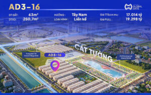 Bán liền kề Ánh Dương 3 Vinhomes Global Gate