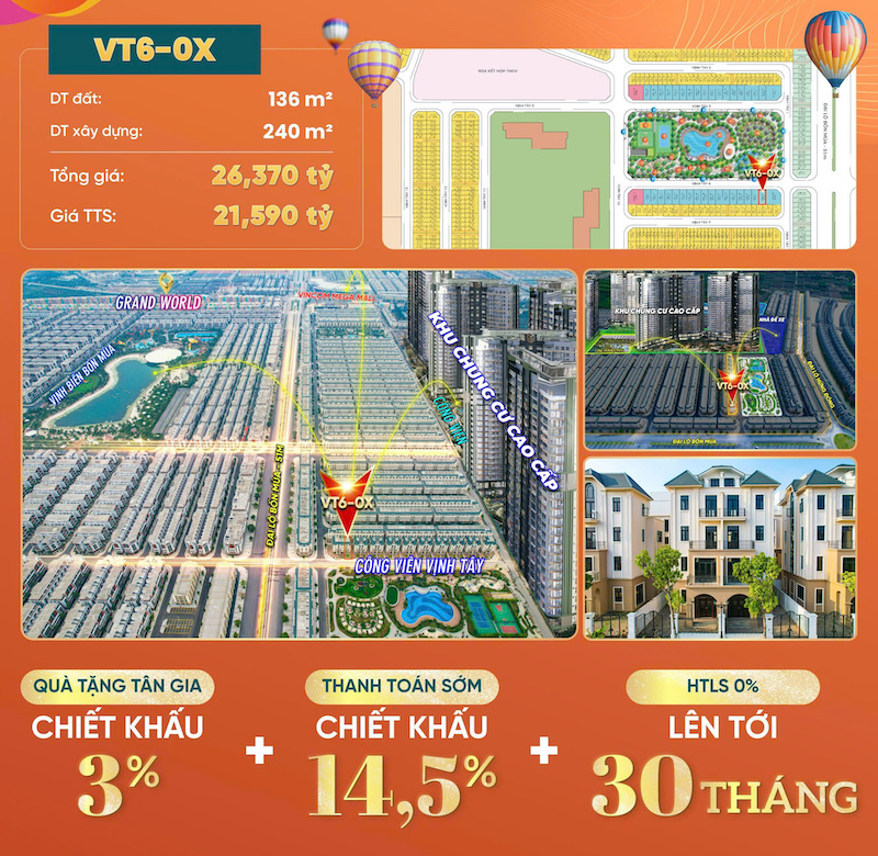 Bán song lập Vịnh Tây 6 Vinhomes Ocean Park 3, áp góc vườn hoa Bán song lập Vịnh Tây 6 Vinhomes Ocean Park 3, áp góc vườn hoa