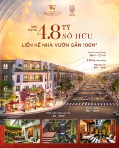Liền kề nhà vườn Vinhomes Wonder City