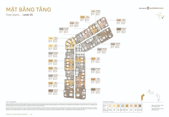 Mặt bằng chung cư Southern Square Mặt bằng chung cư Southern Square