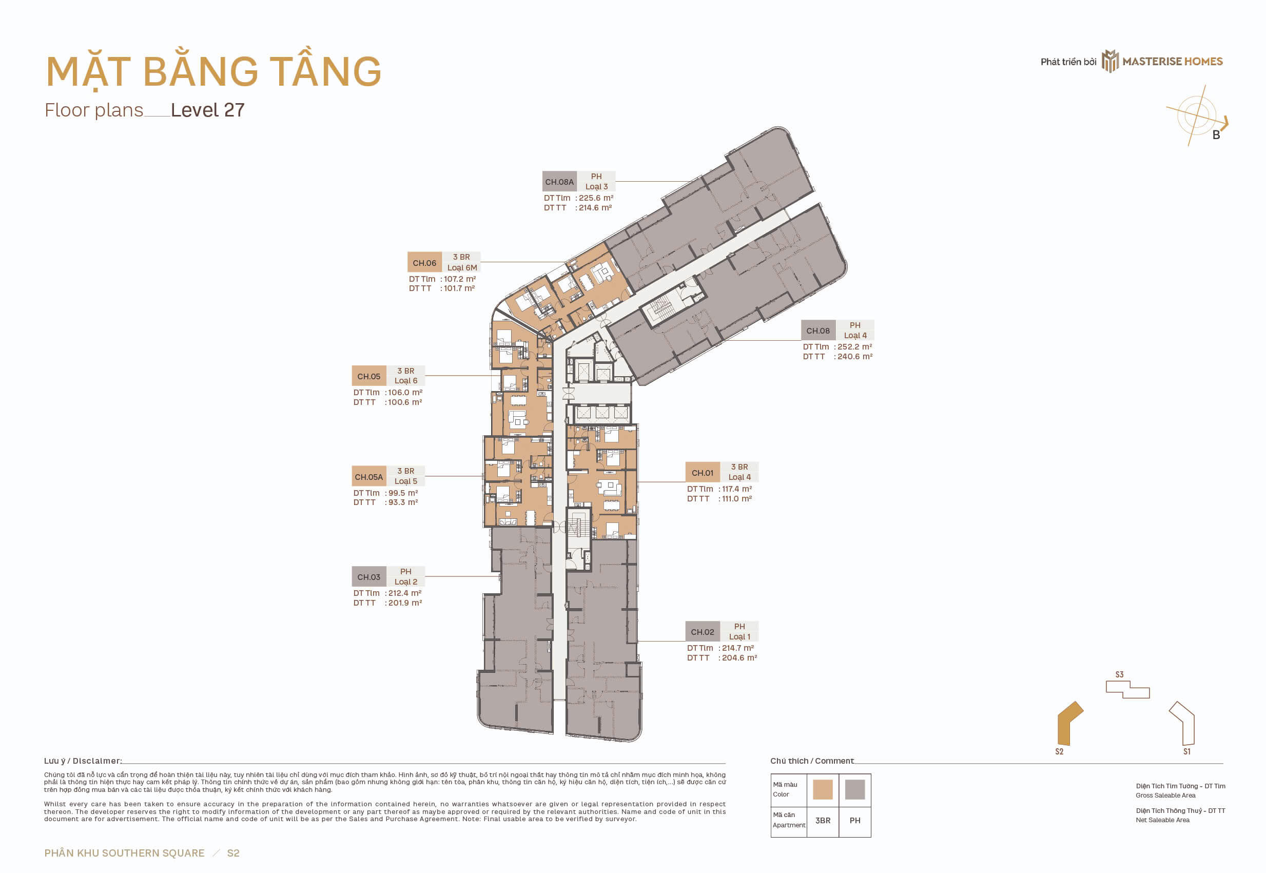 Mặt bằng chung cư Southern Square Mặt bằng chung cư Southern Square