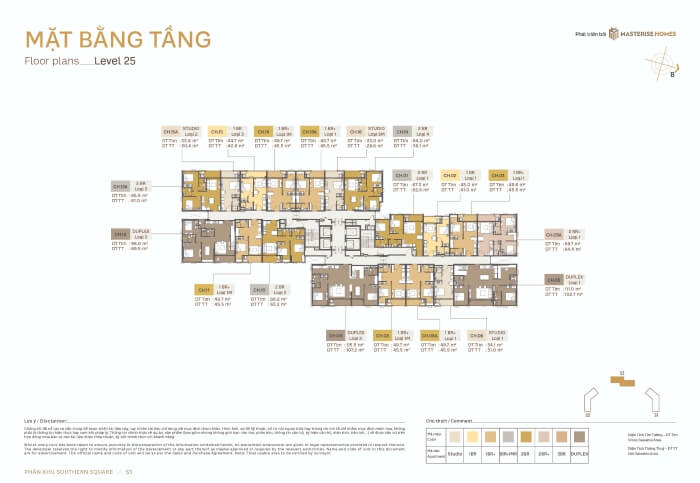 Mặt bằng chung cư Southern Square Mặt bằng chung cư Southern Square