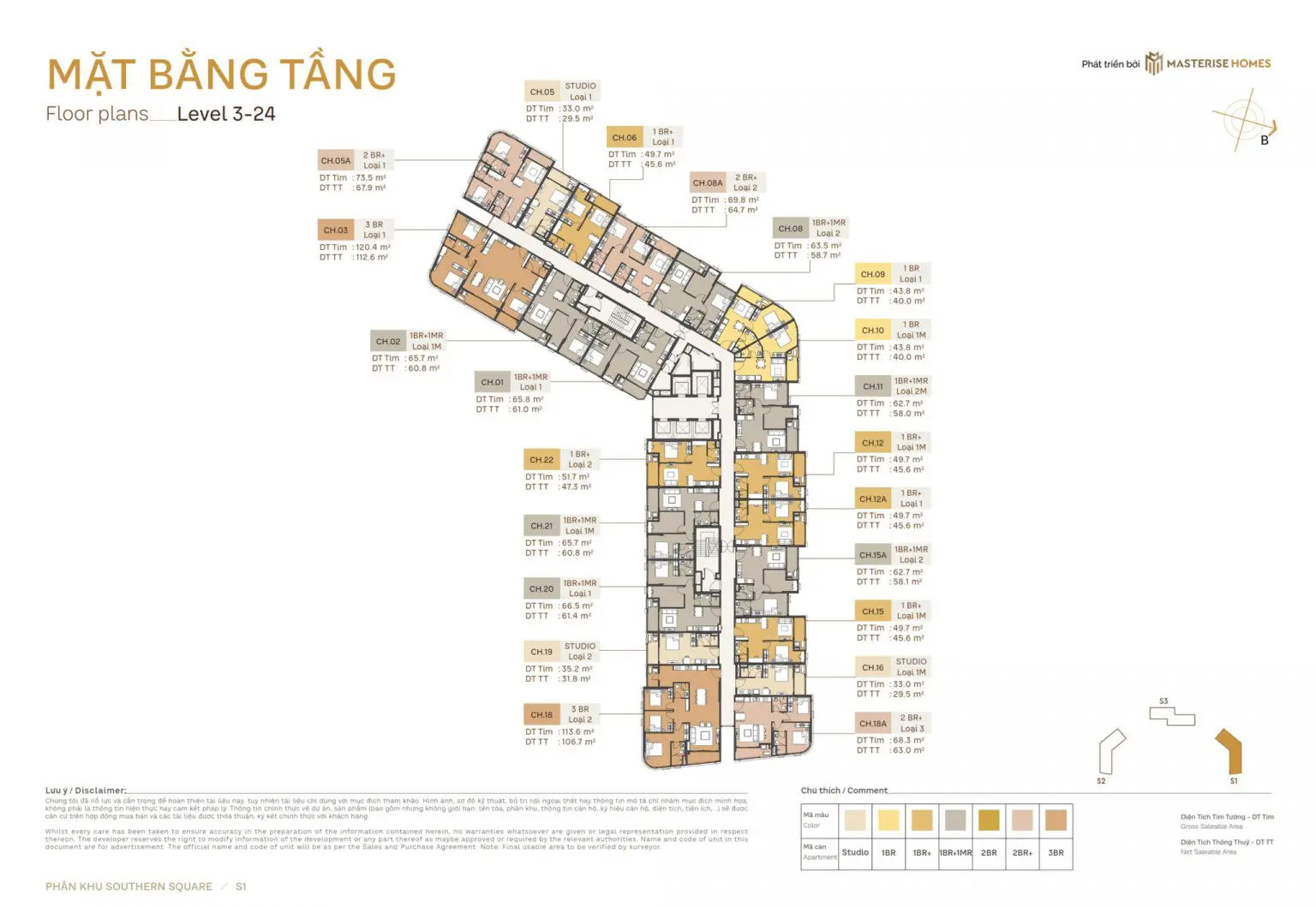 Phân khu Southern Square Masterise Trinity Square Phân khu Southern Square Masterise Trinity Square