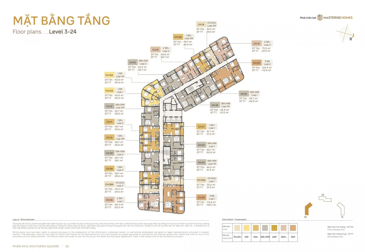 Phân khu Southern Square Masterise Trinity Square Phân khu Southern Square Masterise Trinity Square