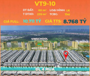 Mở bán căn siêu phẩm liền kề Vịnh Tây 9 Vinhomes Ocean Park 3