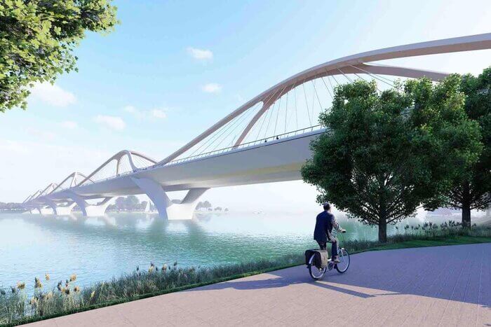 Khởi công xây dựng cầu Tứ Liên, cầu Trần Hưng Đạo Khởi công xây dựng cầu Tứ Liên, cầu Trần Hưng Đạo