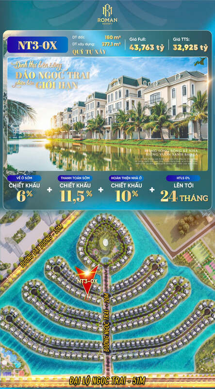 Thông tin về biệt thự Ngọc Trai 3 Vinhomes Ocean Park 2