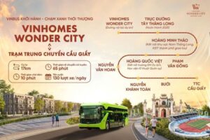 vinbus đến vinhomes wonder city