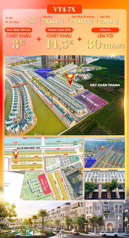 Thông tin Vịnh Tây 4 Vinhomes Ocean Park 3