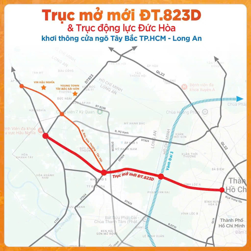 Thông tin tổng quan về đường DT823D Thông tin tổng quan về đường DT823D