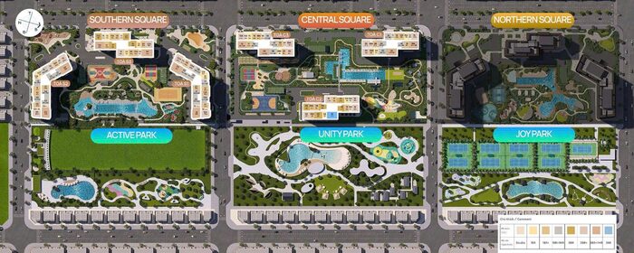Phân khu Northern Square Masteri Trinity Square vị trí Phân khu Northern Square Masteri Trinity Square vị trí